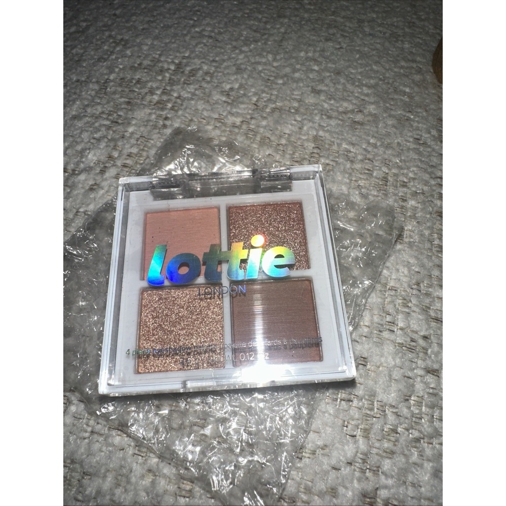 Lottie London Eyeshadow Quad  Palette THE ROSE GOLDS Makeup 0.12 oz NEW